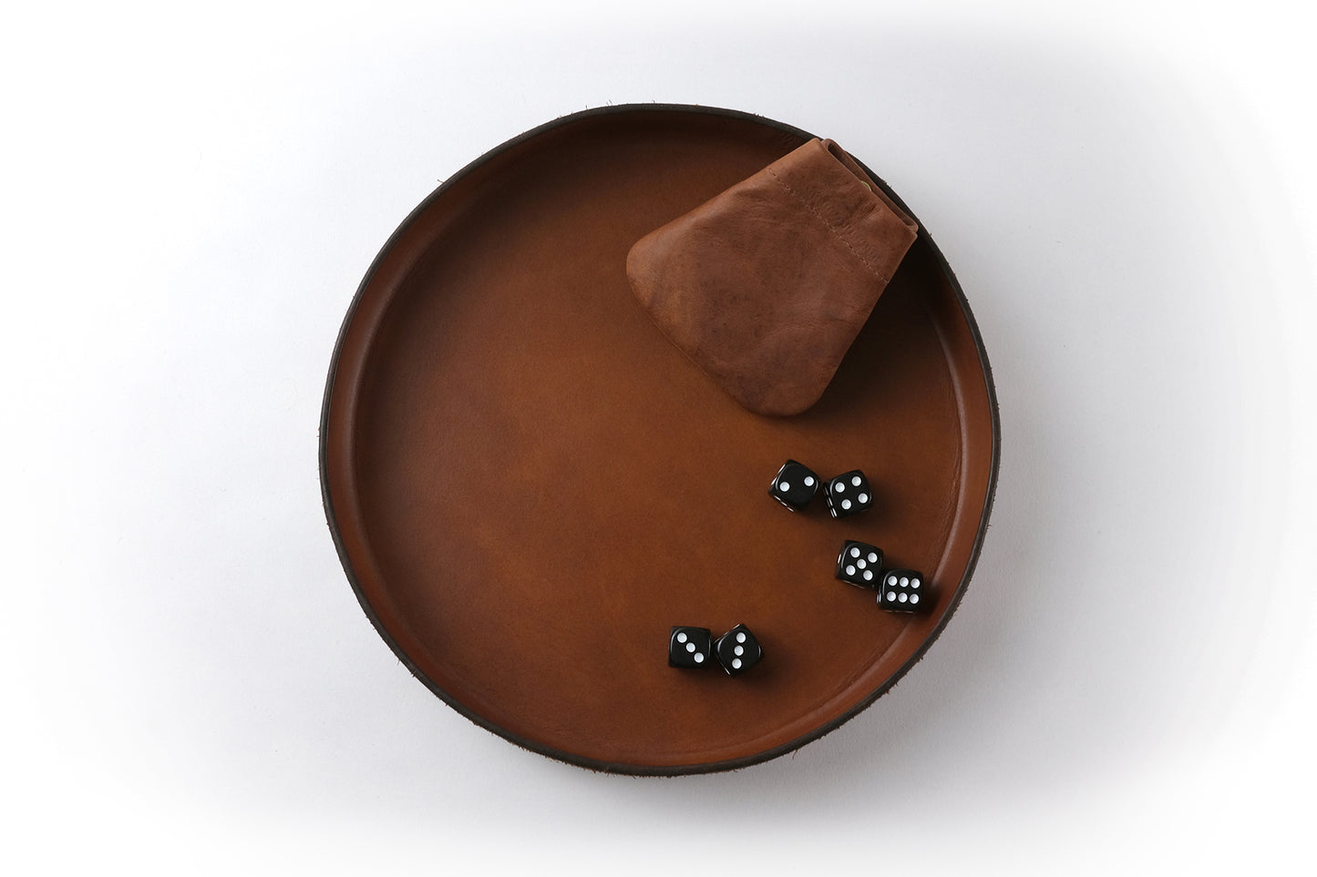 Leather Tray, Light Brown