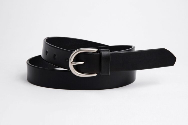 The Lygon Belt, Black - Matte Silver