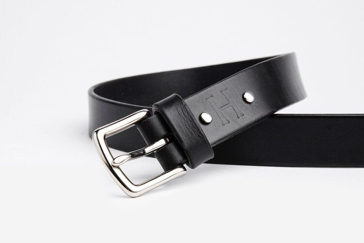 The Somerset Belt, Black - Silver