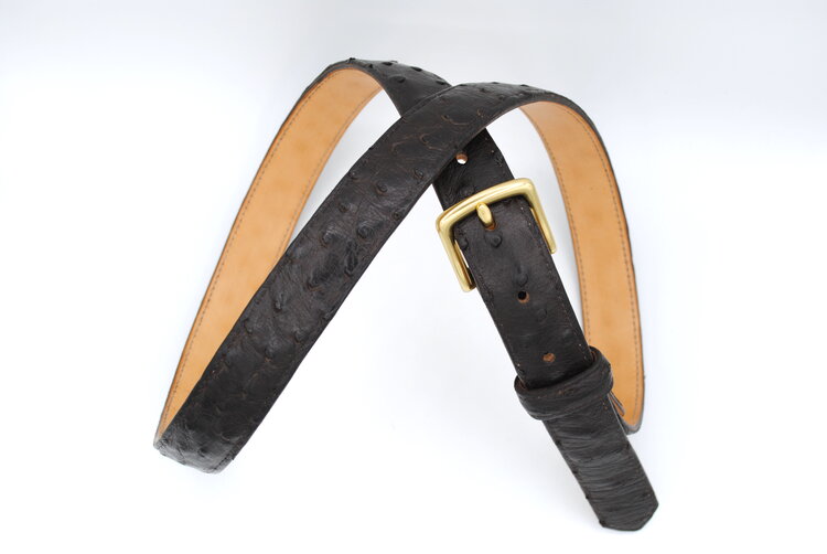 The Somerset Belt, Brown Ostrich