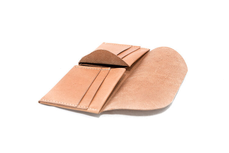 Kangaroo Leather Wallet, Natural