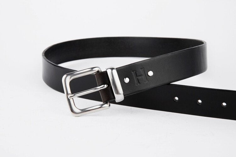 The Rathdowne Belt, Black - Silver