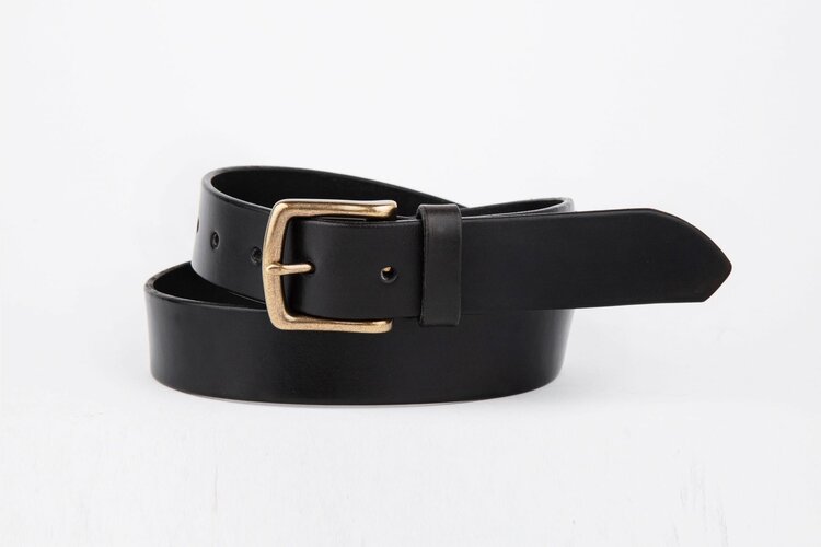 The Somerset Belt, Black - Antique