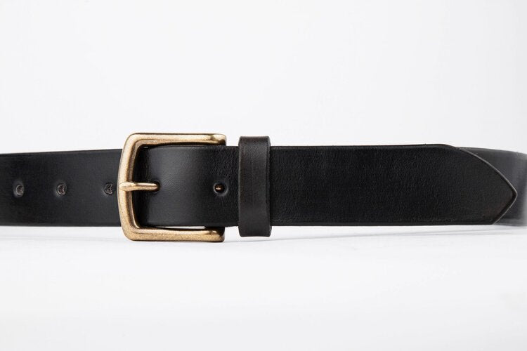 The Somerset Belt, Black - Antique