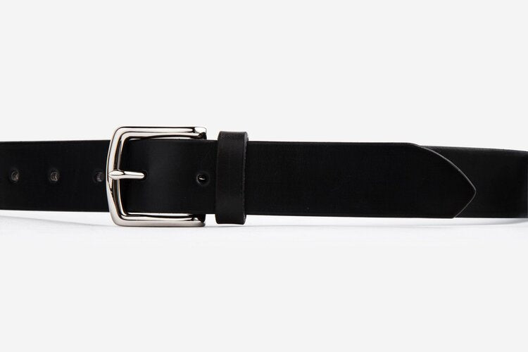 The Somerset Belt, Black - Silver