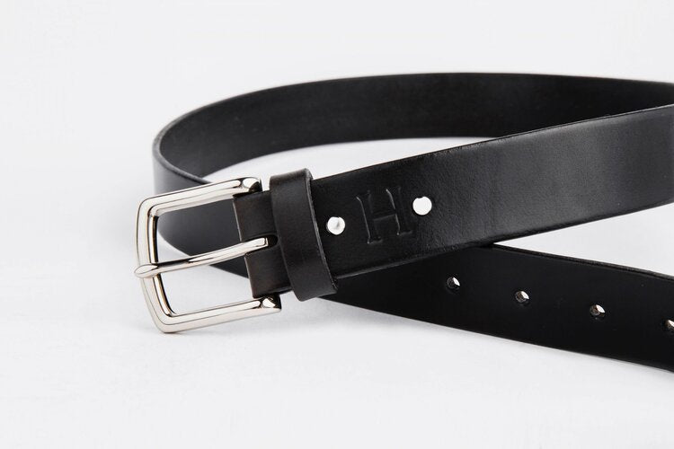 The Somerset Belt, Black - Silver