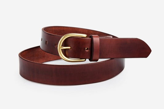 The Lygon Belt, Dark Brown - Brass