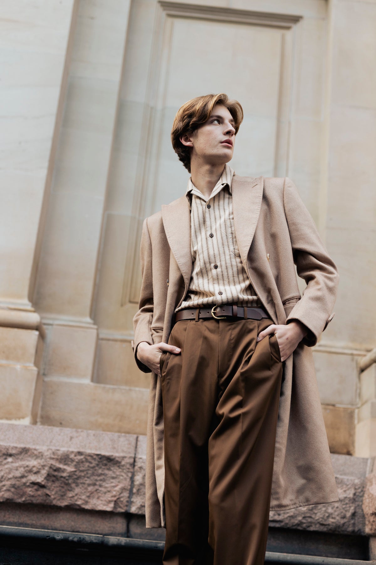 The Lygon Belt, Dark Brown - Brass