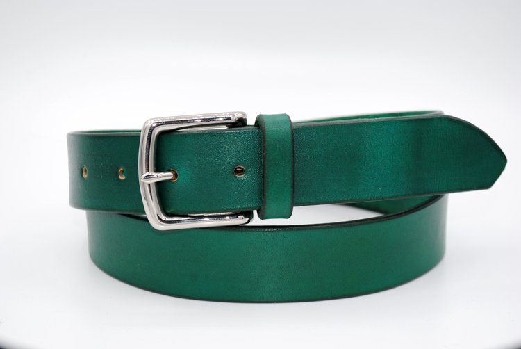 The Somerset Belt, Green - Silver