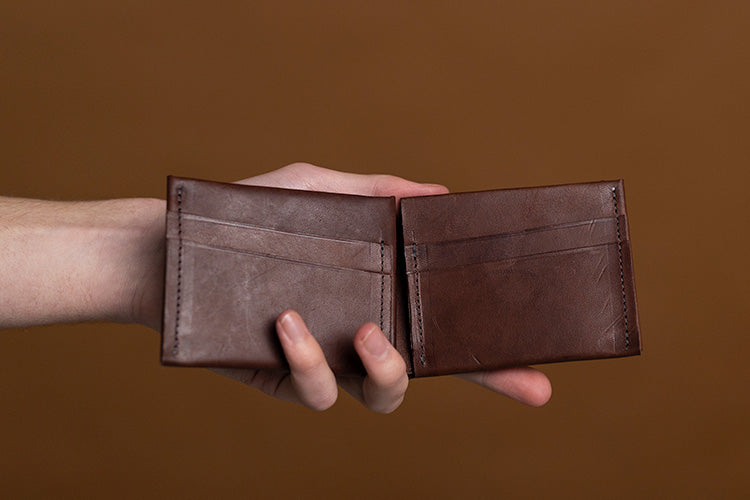 Kangaroo Leather Wallet, Chocolate