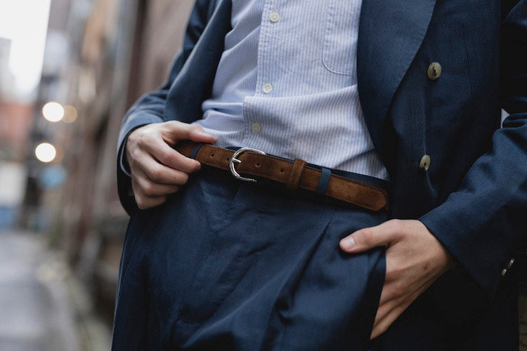 The Lygon Belt, Tan Suede