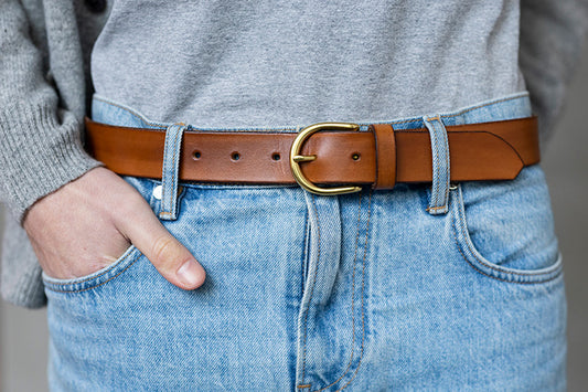 The Lygon Belt, Tan - Brass