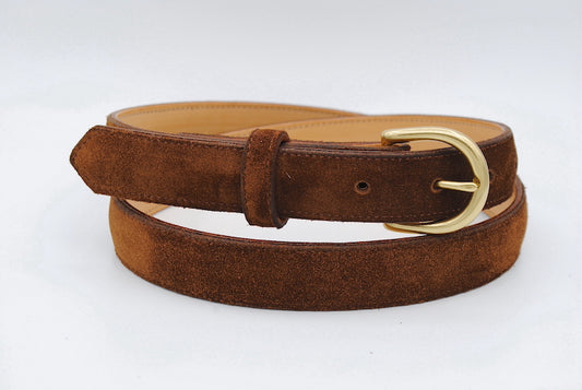 The Lygon Belt, Tan Suede