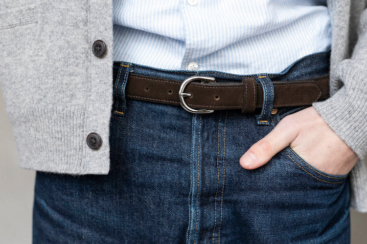 The Lygon Belt, Brown Suede