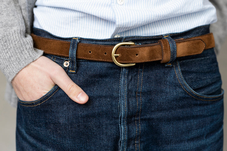 The Lygon Belt, Tan Suede