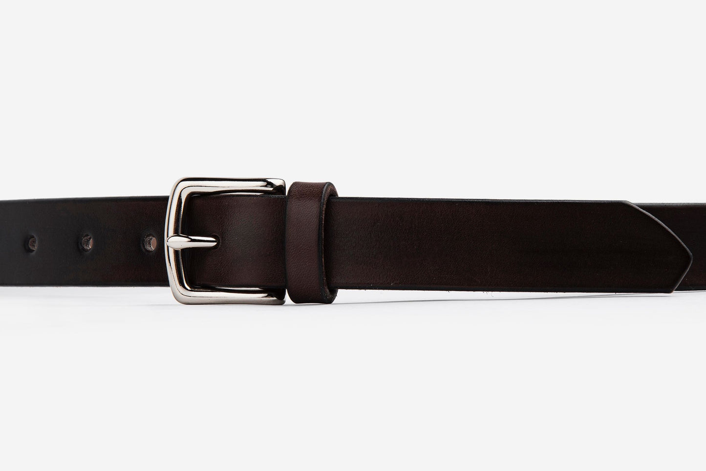 The Somerset Belt, Chocolate - Silver