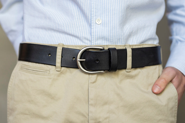 The Lygon Belt, Black - Matte Silver