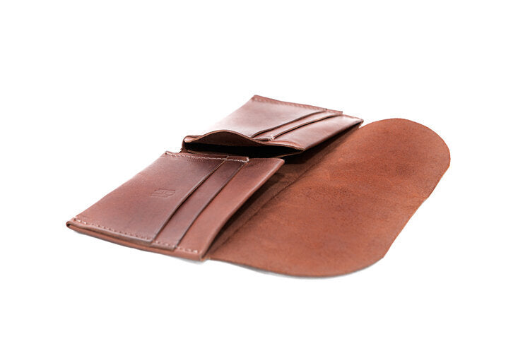 Kangaroo Leather Wallet, Brown