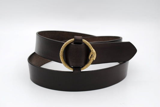 The Snake Belt, Chocolate Brown