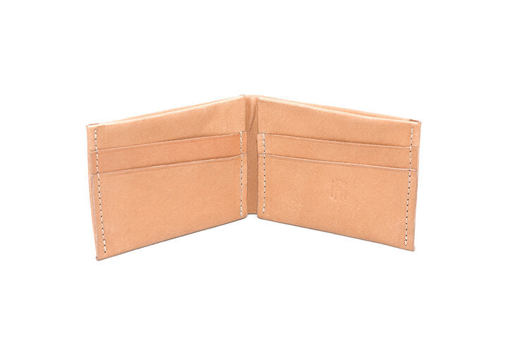 Kangaroo Leather Wallet, Natural