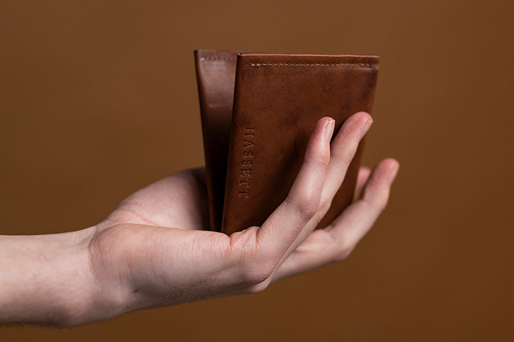 Kangaroo Leather Wallet, Brown