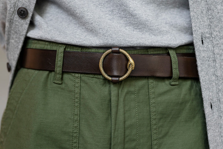 The Snake Belt, Chocolate Brown