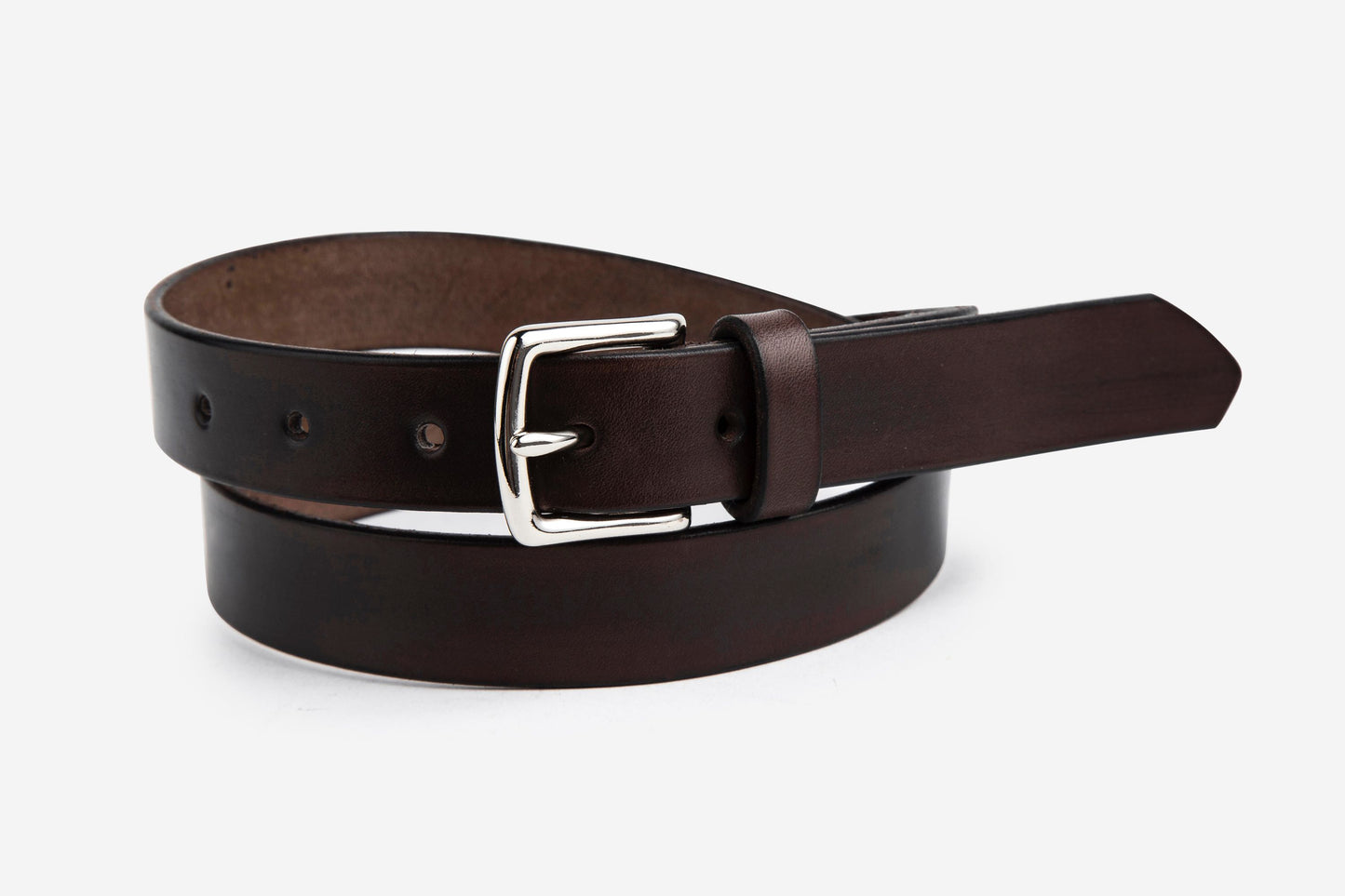 The Somerset Belt, Chocolate - Silver